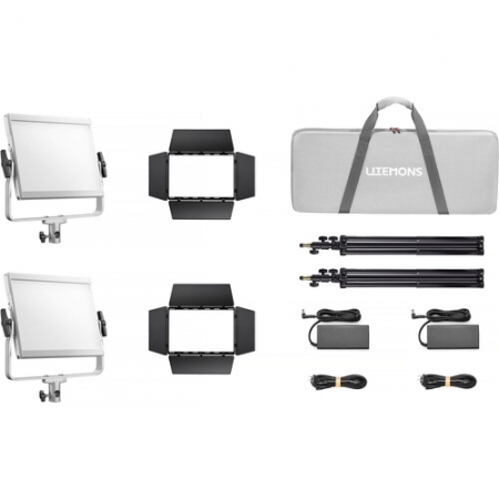 Godox Litemons LP600Bi-K2 Bi-Color LED Light Panel (2-Light Kit)